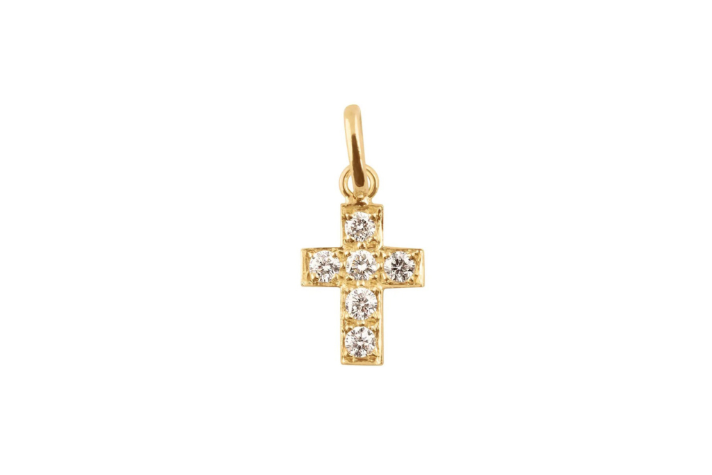 Pendentif croix diamants de Gigi Clozeau