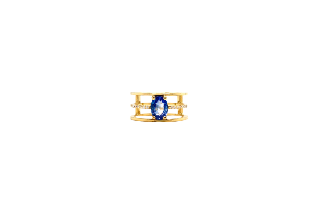 Bague Rimaye Saphir Bleu